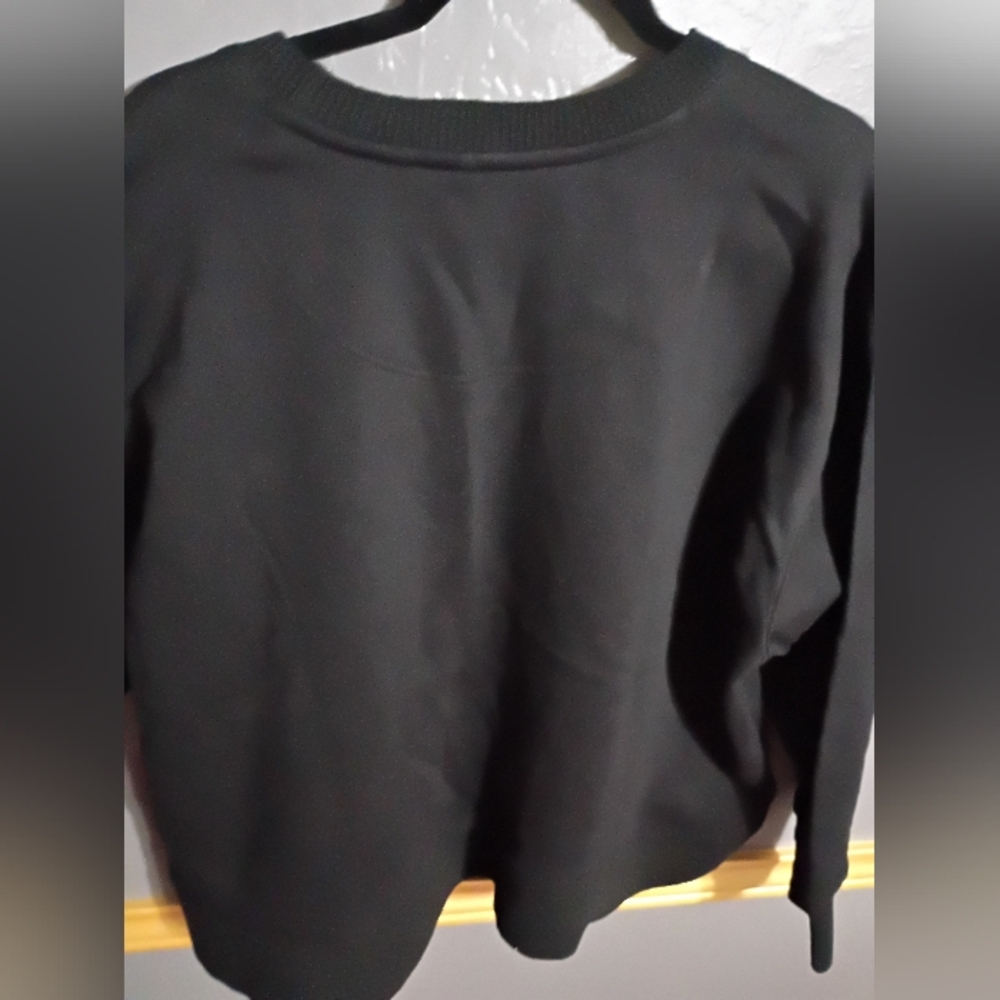Karl Lagerfeld Black Embellished Crewneck Sweatshirt - Picture 5 of 6